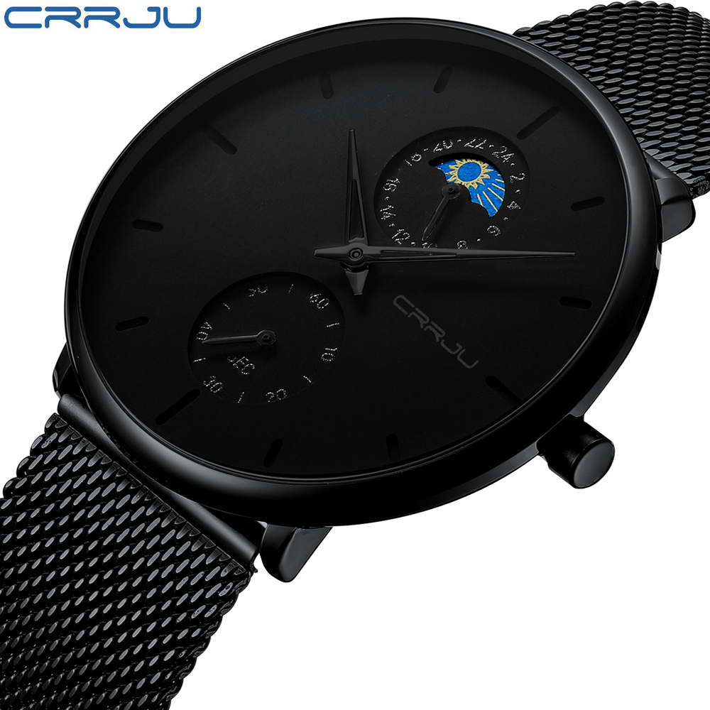 Luxury Watch Maker - CRRJU, relógio de pulso masculino de