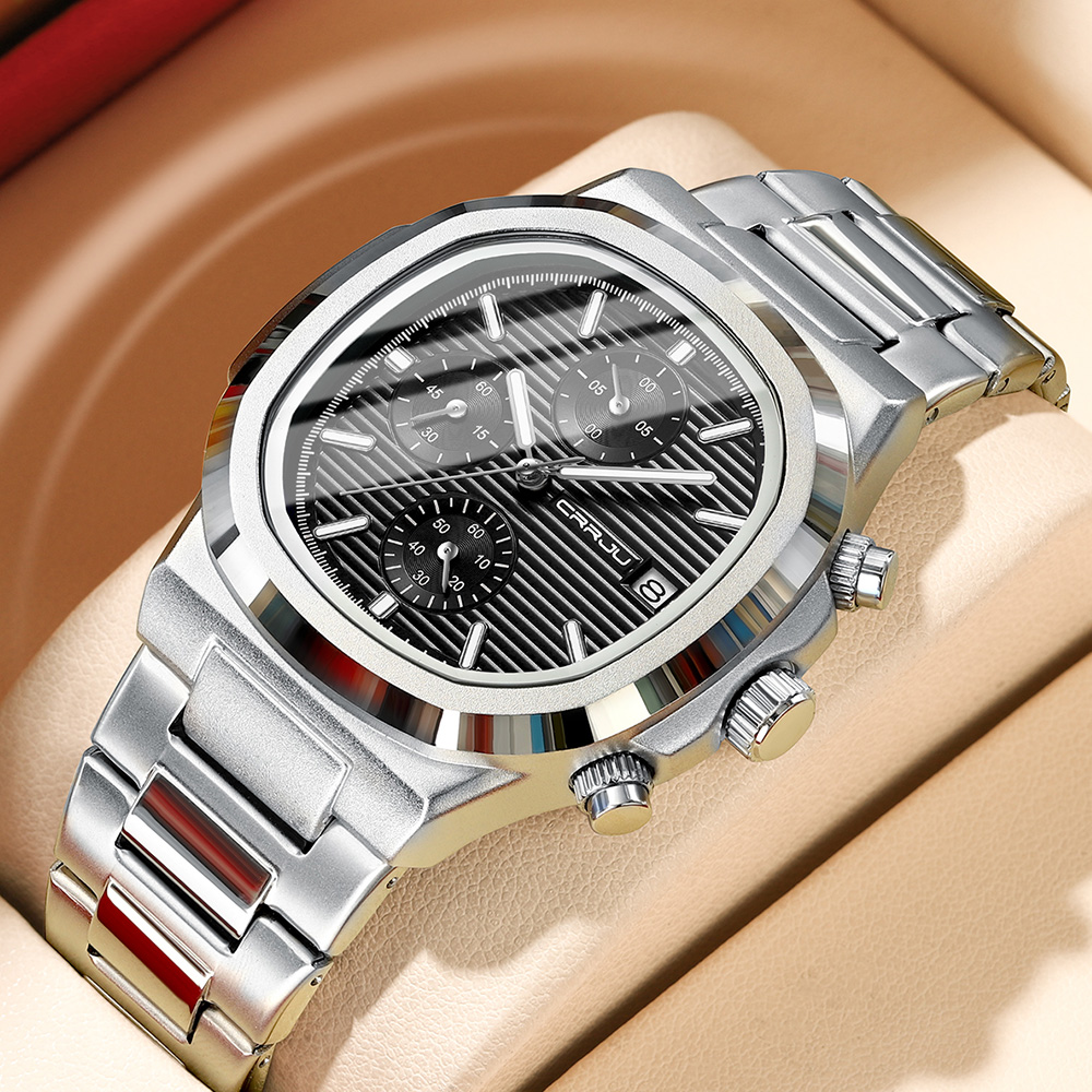Luxury Watch Maker - Crrju-relógio de pulso esportivo masculino, marca