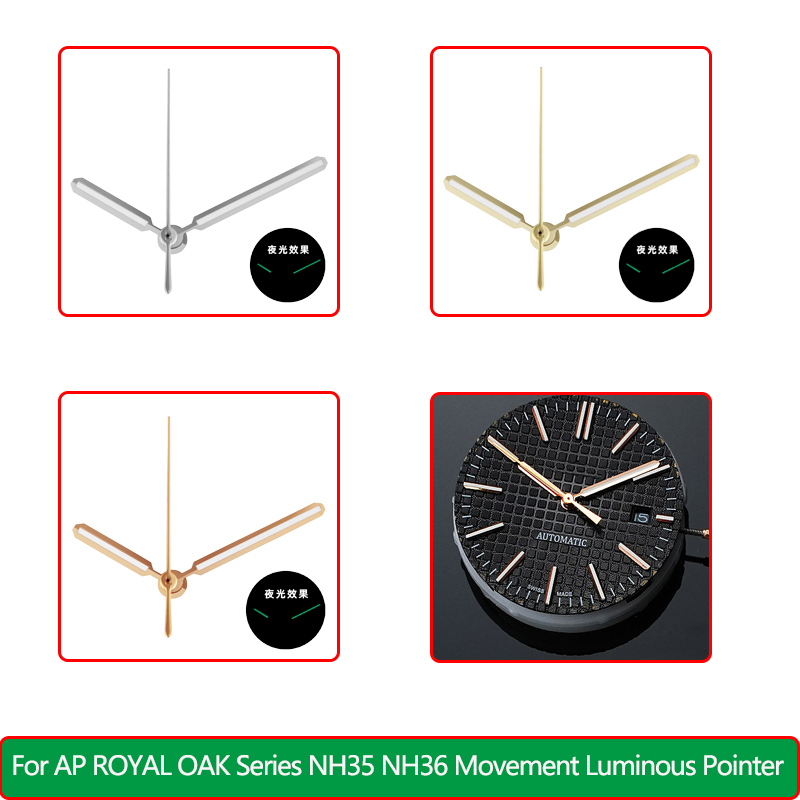 Peças de ponteiro para relógio - Audemars Piguet Watch Royal Oak avaliação e preço